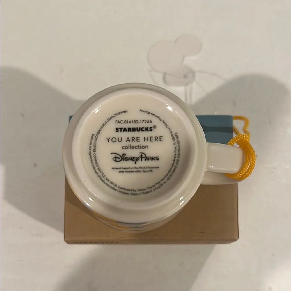 Starbucks Disney Parks Epcot you are here Mug Ornament - Picture 5 of 7